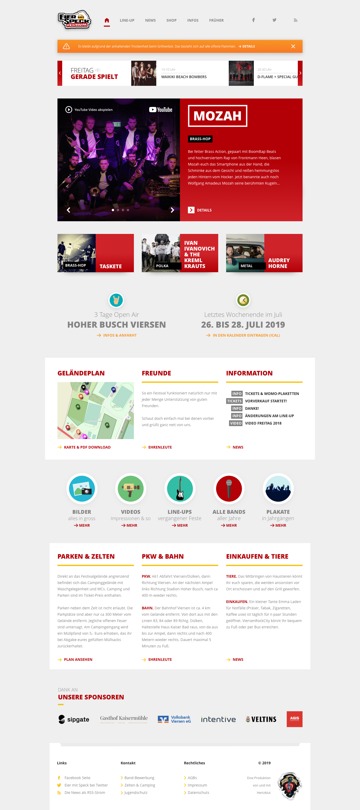 Layout Relaunch der Eier mit Speck Webseite